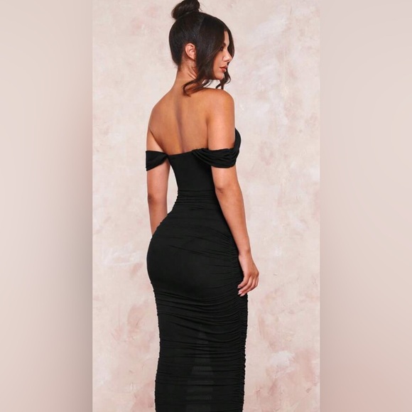 Ruched Bodycon Off Shoulder Dress Size US 6 - Picture 3 of 9